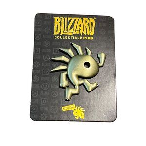 Blizzard Collectible Pins 2016 Gold Merchy Pin Brooch 1.5" New on Card
